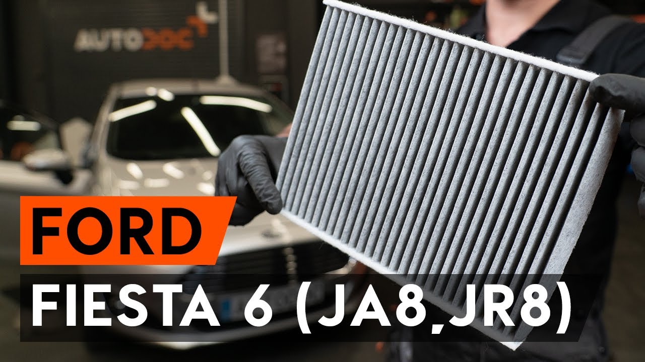 Kako zamenjati avtodel filter notranjega prostora na avtu Ford Fiesta JA8 – vodnik menjave