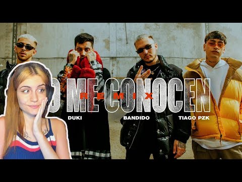REACCIÓN a "NO ME CONOCEN" REMIX de BANDIDO, DUKI, REI, TIAGO PZK