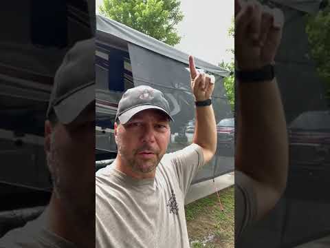 RV Tip! Awning Drop Shades (We Love Ours!) #SHORTS