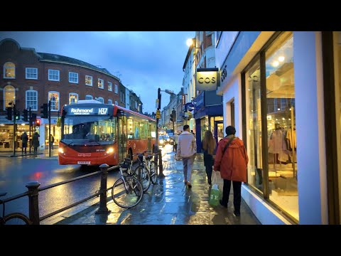 Walking on a cloudy day - Thames Path, Richmond, London UK