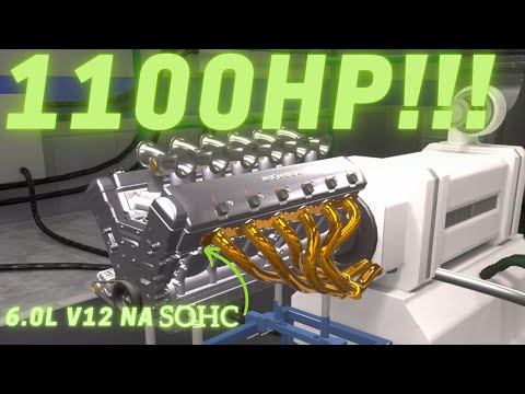 STUPIDLY POWERFUL SOHC V12 NA!!!!!! - Automation the car company tycoon