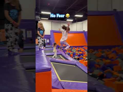 Having Some Fun At The Trampoline Park 😂 #shorts