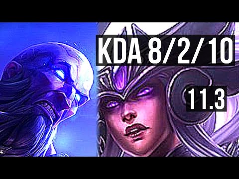 RYZE vs SYNDRA (MID) | 8/2/10, Rank 9 Ryze | EUW Challenger | v11.3