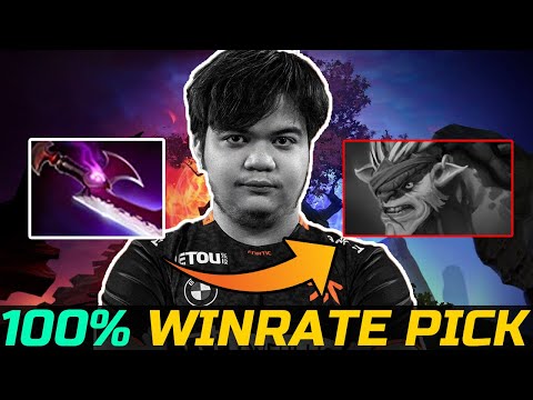 FNATIC.RAVEN 100% WINRATE PICK - RIGHT CLICK DAMAGE BUILD DOTA 2