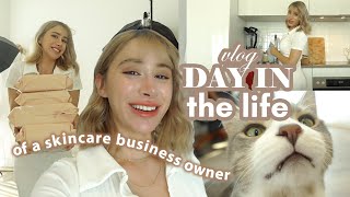 DAY IN THE LIFE Korea skincare business owner 🌊🇰🇷