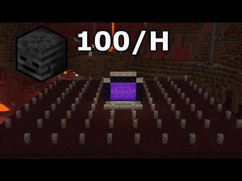 Minecraft AFK Wither Skeleton Farm 1.20