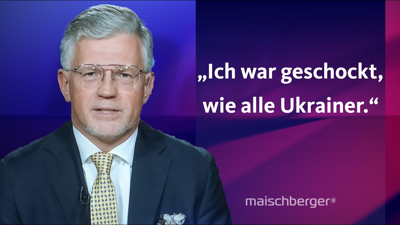 Was bedeutet der US-Friedensplan für die Ukraine? Andrij Melnyk im Gespräch | maischberger