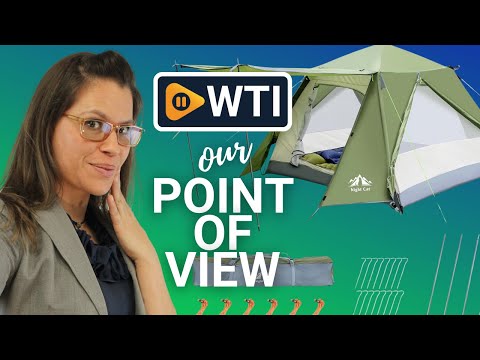 Night Cat Instant Cabin Tent with Rainfly 2 3 Persons Waterproof Pop Up Tents with Porch for Family Camping Double Layers Automatic Hydraulic Easy Set Up Outdoor - WTI product video review