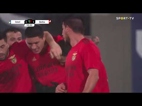 Goal | Golo Darwin: Estoril Praia 1-(1) Benfica (Taça da Portugal 20/21)