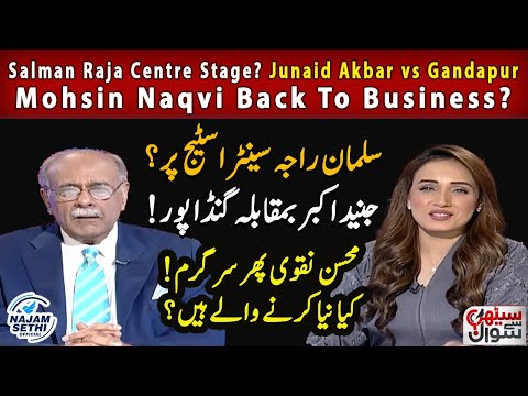 Salman Raja Centre Stage? | Junaid Akbar vs Gandapur | Mohsin Naqvi Back To Business? | Najam Sethi