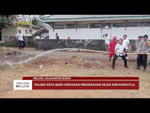 PRESISI UPDATE : POLSEK KOTA BARU SIMULASI PENANGGULANGAN KARHUTLA 09/08/2024 10.00
