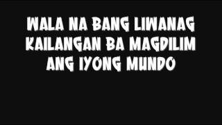 anino mo with lyrics by slapshock