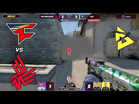 FaZe vs Bad News Eagles - HIGHLIGHTS - INFERNO - BLAST Paris Major Europe WINNER TO QUALIFY !!
