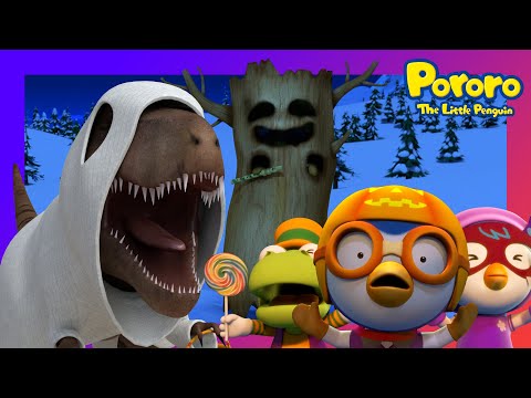 Pororo Halloween Adventure | A Mystery Monster in Porong Porong Forest🎃 | Pororo English Episodes