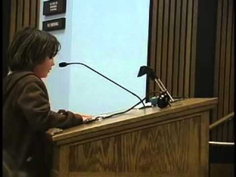 11 year old child speaks against forest clearcutting