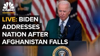 President Biden addresses the nation after Afghani