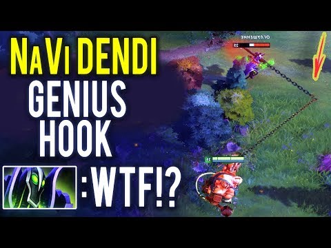 NaVi Dendi GENIUS Pudge Hook Player Dota 2