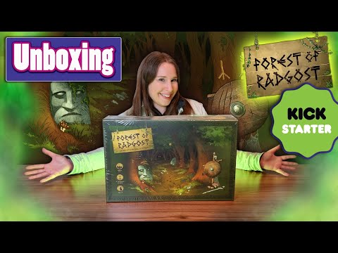 Forest of Radgost társasjáték dobozbontás és ismertető - Játék az élet