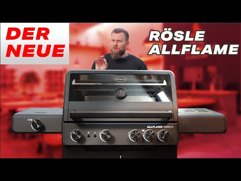 The best gas grill under €1,000? Rösle ALLFLAME Hero 4