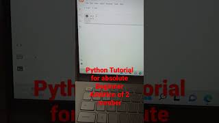 Python Tutorial for addition of 2 numbers #shorts #youtubeshorts #codeforkids #pythonprogramming