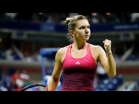 Simona Halep VS Victoria Azarenka final set 5 5 09 09 2015 US open
