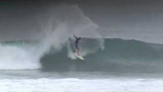 preview picture of video 'Surfing Lakey Peak with Beach Beat riders Josh and Markie. January 2010.flv'