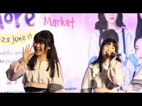 190621 BNK48 Myyu & Ratah - Kimiwa Melody @ Mini More Market Gateway Ekamai  [Fancam 4K 60p]