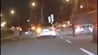 【車禍影片】這什麼剌阿開法（2024.12.05 汐止國一接國三段