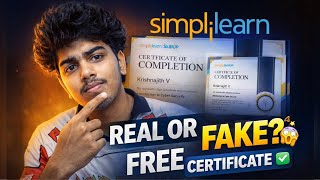 FREE Certificate + Courses 😱! Simplilearn Review Malayalam | #certific