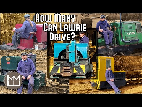 The Apedale Railway's 'Smoke without Fire' Gala - how many can Lawrie drive? Chasing Dinosaurs Ep.4