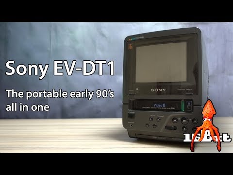 Sony EV-DT1, the portable Trinitron Video8 TV