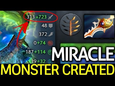 +1000 Damage Per Hit | Monster Created Morphling by Miracle- Dota 2