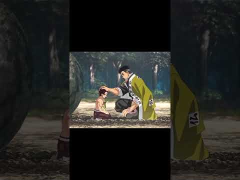 Gyōmei Himejima with tanjiro 🥺 #shorts #anime #tanjiro #gyomei #demonslayer #zenitsu #inosuke