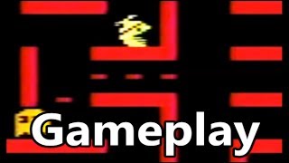 Jr Pac-Man Atari 2600 Gameplay (All 7 Mazes, Single Ghost Mode) The No Swear Gamer