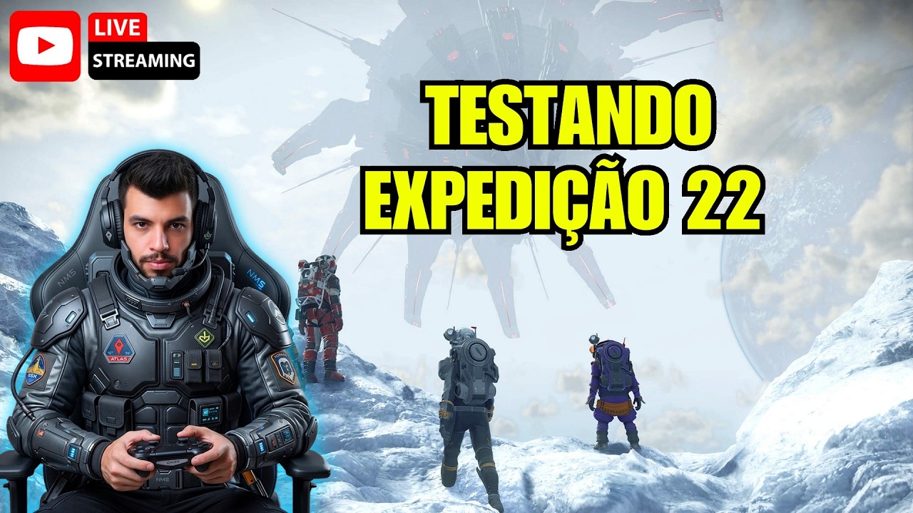 No Man's Sky ! NOVO UPDATE! Testando a Expedition 22: Swarm (Ao Vivo) 🌌
