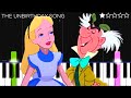 The Unbirthday Song Alice In Wonderland EASY Piano Tutorial