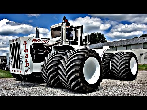 World's LARGEST Tractor Gets World's LARGEST Ag Tires! - BIG BUD 747