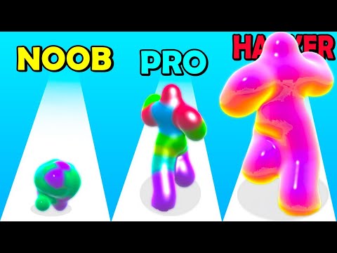 MAX LEVEL in Blob Runner 3D (All Skins & Hats)