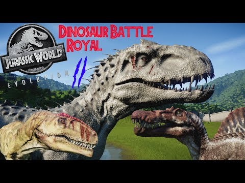 Jurassic World Evolution Dinosaur Battle Royal Final