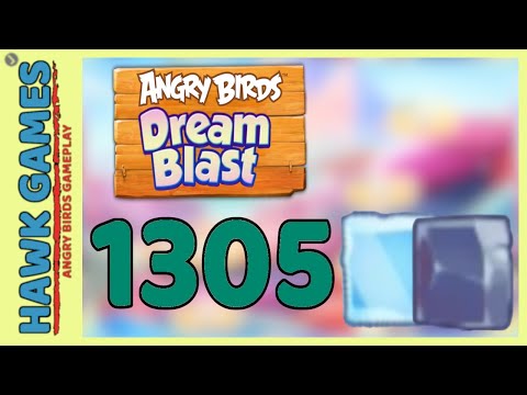 Angry Birds Dream Blast Level 1305 - Walkthrough, No Boosters