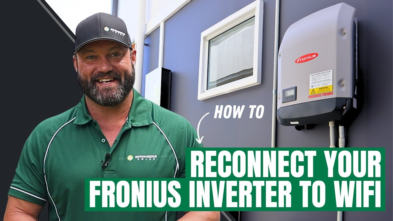 How to Reconnect Your Fronius Primo or Symo Inverter to WiFi