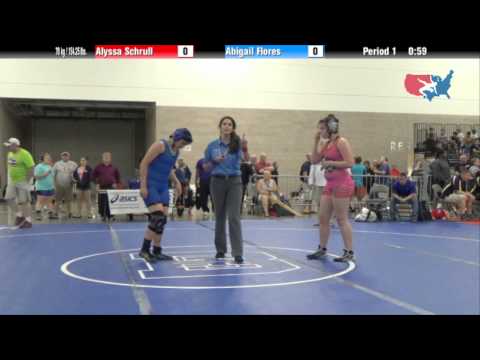 FILA Cadet 70 kg / 154.25 lbs. - Alyssa Schrull vs. Abigail Flores