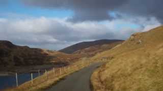 Drive Narrow Road Scottish Highlands Of Scotland