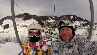 preview picture of video 'Winterurlaub am Dachstein 2012'