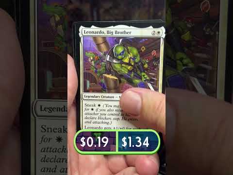 Ham-Man Reviews - Teenage Mutant Ninja Turtles - Magic the Gathering  Pack Opening - Part 10 #mtg