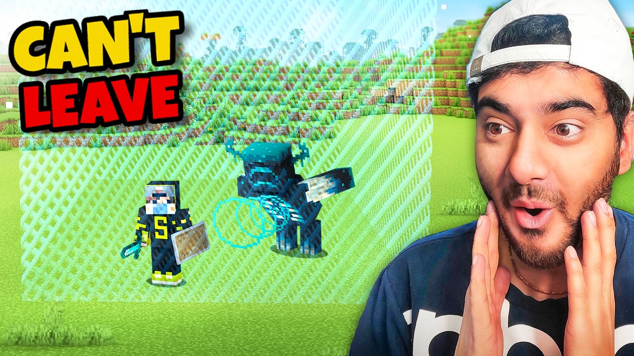 Minecraft, But I’m TRAPPED Until I Kill the Mob… 😨