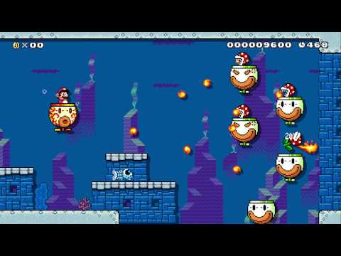 M-TYPE [STAGE 3] by Myuu - SUPER MARIO MAKER - NO COMMENTARY 1ax