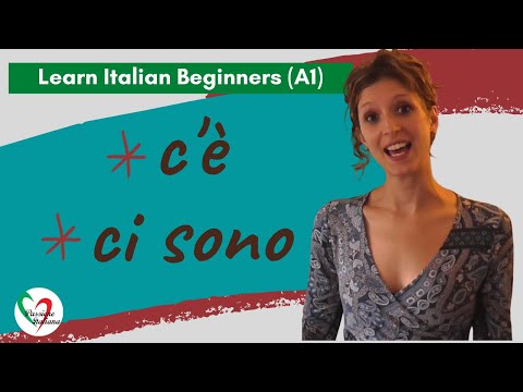 6. Aprenda italiano para iniciantes (A1): C’è / ci sono (há / há)