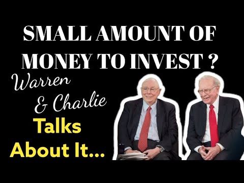 , title : 'Warren Buffett's And Charlie Munger's Strategy To Invest With A Small Amount Of Money...'