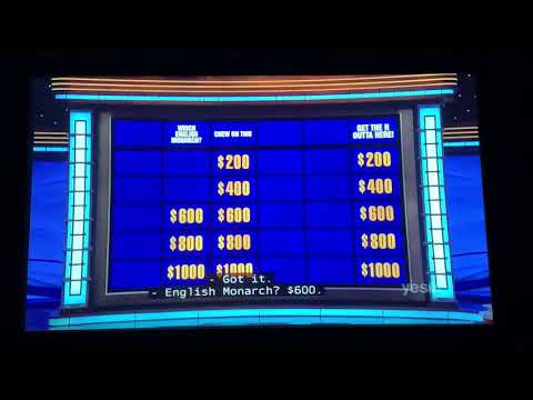 Jeopardy, Amy Schneider Day 4 - 1st Daily Double (11/22/21)